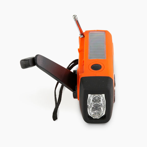 ration1 Kurbelradio, Notfallradio mit Solar und Powerbank