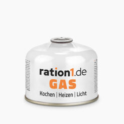 ration1 Gaskartusche 230 g für kochen, heizen, Licht
