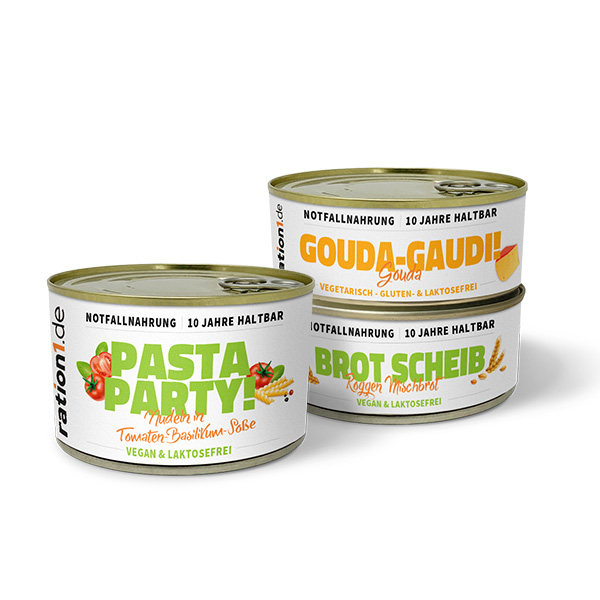 Langzeit EPa Nudeln Tomaten-Basilikumsoße – Premium Tagesration