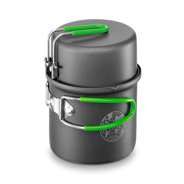 Optimus Crux Weekend inkl. 3x Gaskartusche, Gaskocher Kochsystem für Outdoor, Camping und Notfall