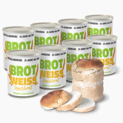 Weißbrot Notration Dosenbrot, 10 Jahre haltbar - ration1