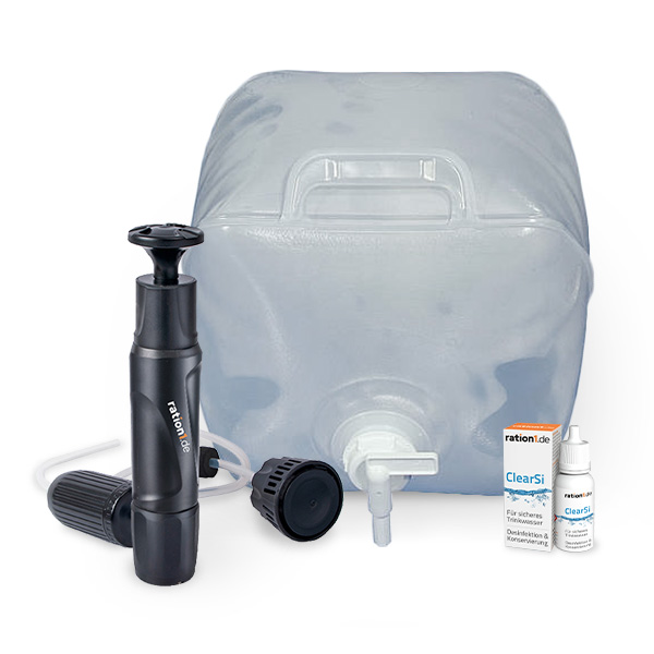 ration1 Wasserfilter und Lager-Paket