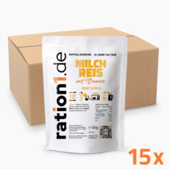 Notvorrat Großpackung 15x Milchreis mit Pflaumen