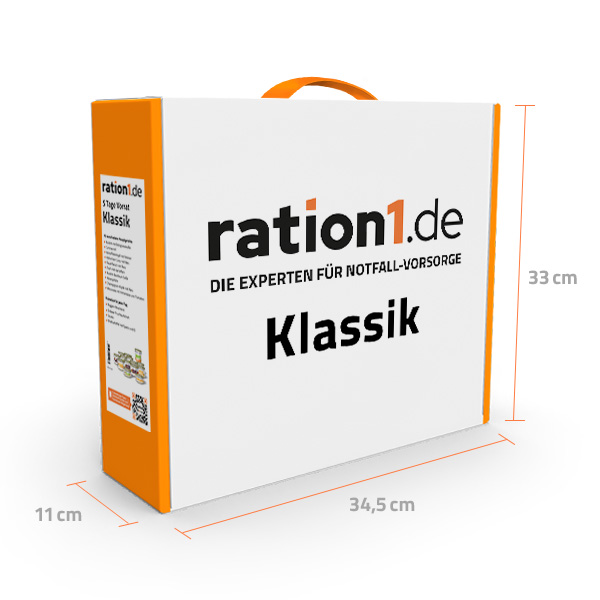 Notvorrat Klassik, 5 Tage Paket, 10 Jahre haltbar