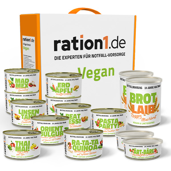 5 Tage Notvorrat Vegan