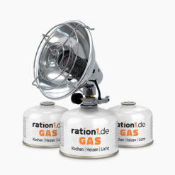 Heizstrahler inkl. 3 x 230 g ration1 Gaskartusche
