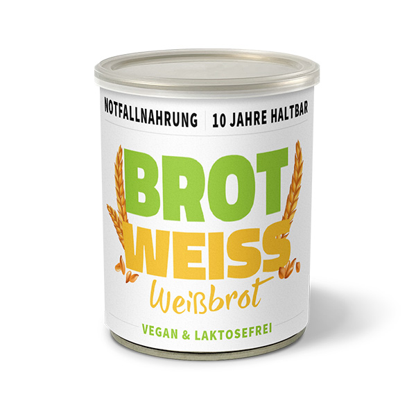 ration1 Brot-Weiss Weißbrot in der Dose 10 Jahre haltbar