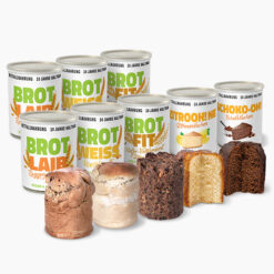 Back-Street Premium Notration Dosenbrot und Dosenkuchen Mix, 10 Jahre haltbar - ration1