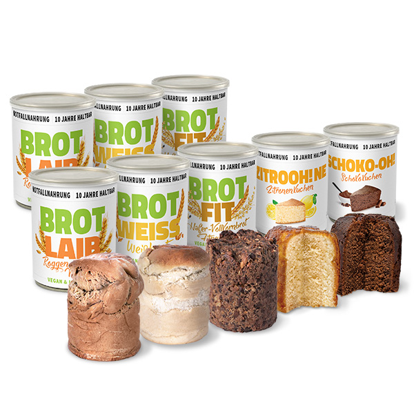 Back-Street Premium Notration Dosenbrot und Dosenkuchen Mix, 10 Jahre haltbar - ration1
