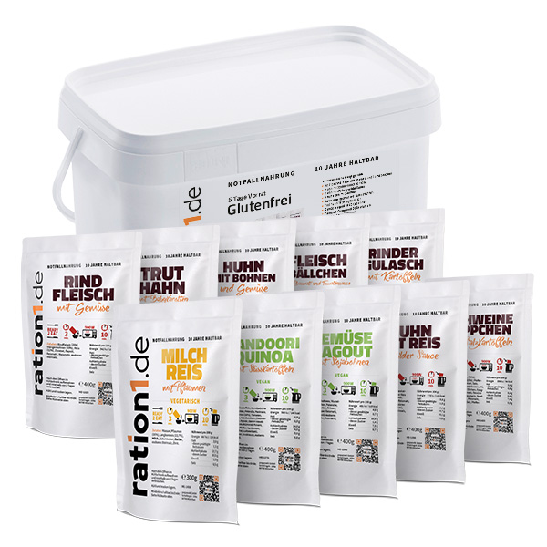5 Tage Notvorrat Premium Glutenfrei