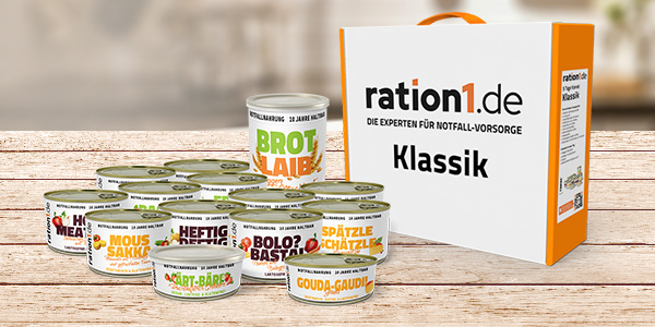 Notvorrat 5 Tage Pakete für jeden Ernährungsstil mit 5 Jahren Haltbarkeit