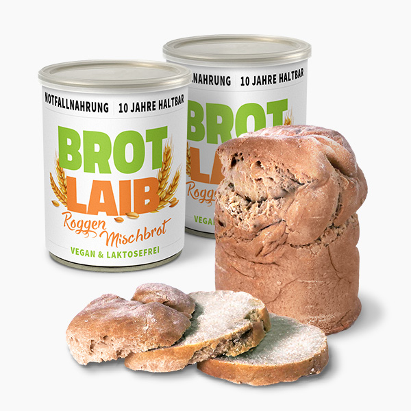 Roggen-Mischbrot Notration Dosenbrot, 10 Jahre haltbar - ration1