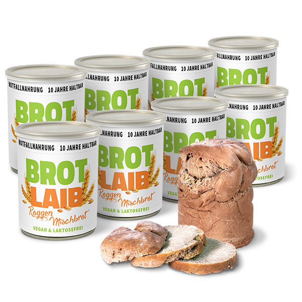 Roggen-Mischbrot Notration Dosenbrot, 10 Jahre haltbar - ration1