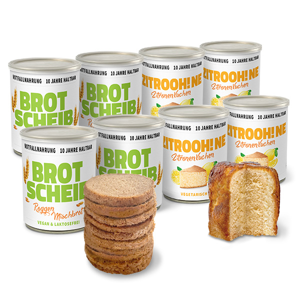 Back-Street Probierpaket Dosenbrot und Kuchen, 10 Jahre haltbar - ration1