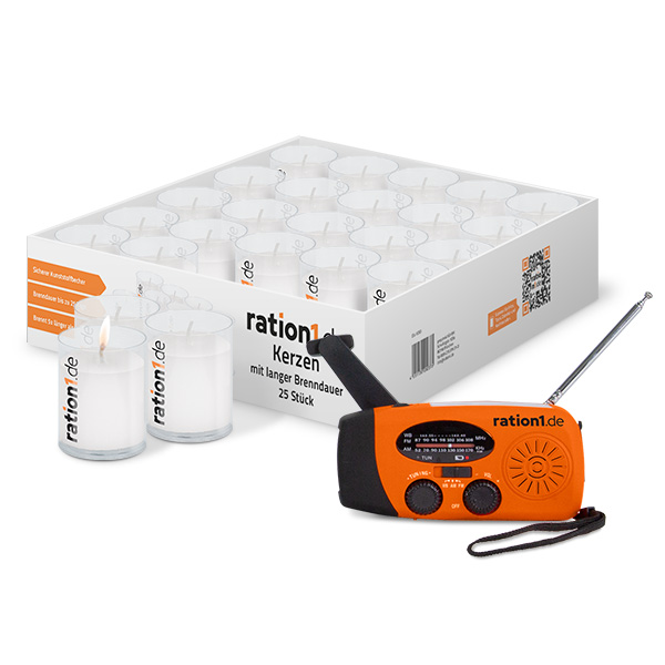 Stromausfall-Paket Minimal - Sofort-Schutz bei Blackout und Stromausfall
