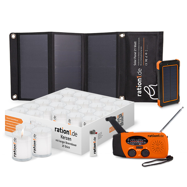 Stromausfall-Paket Basis - Sofort-Schutz bei Blackout und Stromausfall