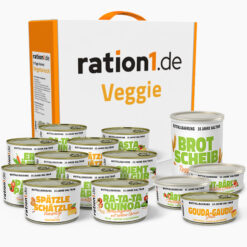 Notvorrat Vegetarisch 5 Tage Paket, 10 Jahre haltbar - ration1