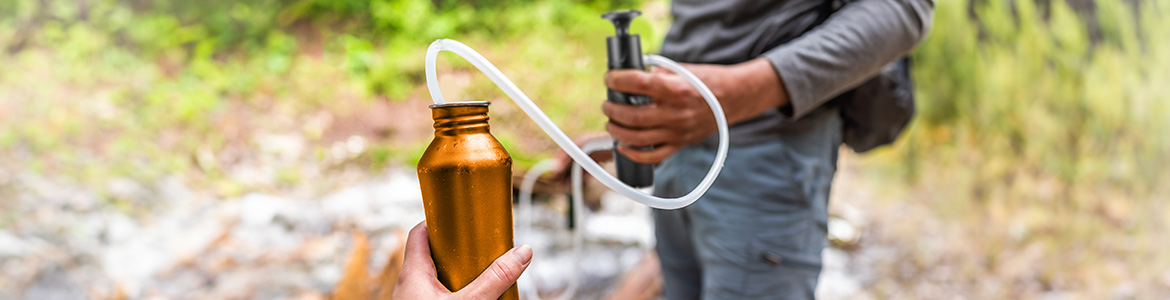 Wasserfilter für den Notfall, Outdoor und Camping