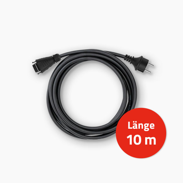 Anschlusskabel Steckdose Länge 10 m für Balkonkraftwerk